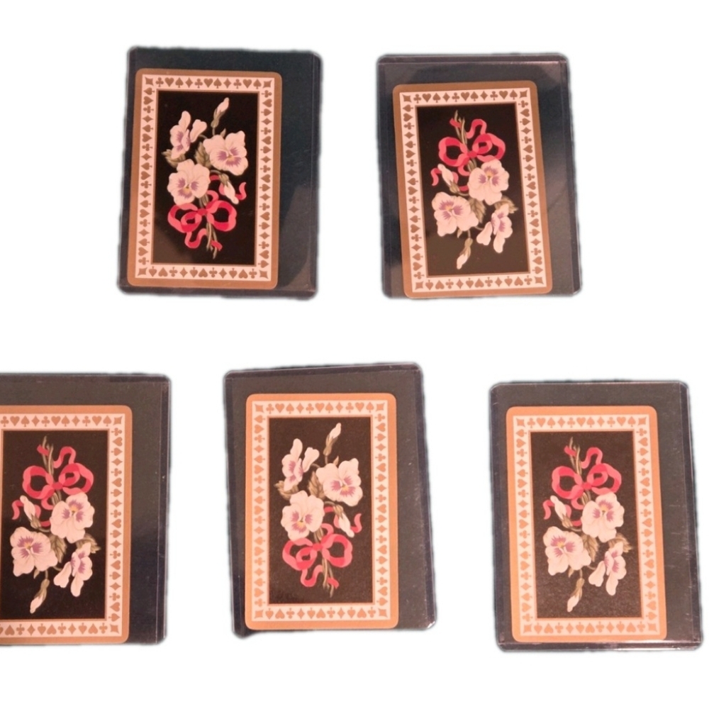 Vintage Tiffany & Co. Playing Cards 5 Cards ONLY w Protective Sleeves 3,7,5,8,K) - Picture 9 of 9